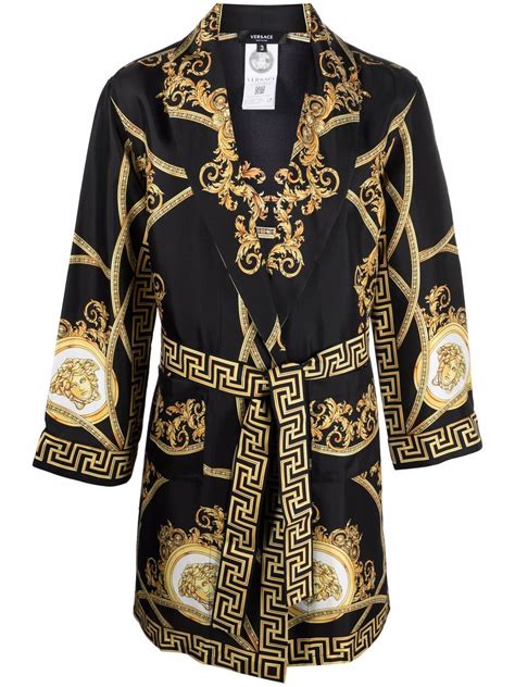 versace eros ad robe|Versace silk robes.